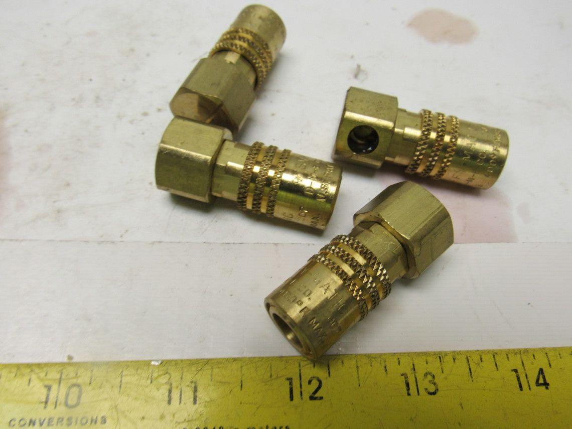 Jiffy-Tite JCB0200-SV Injection Mold Coolant Bridge 2 Way Shut Off Lot Of 8