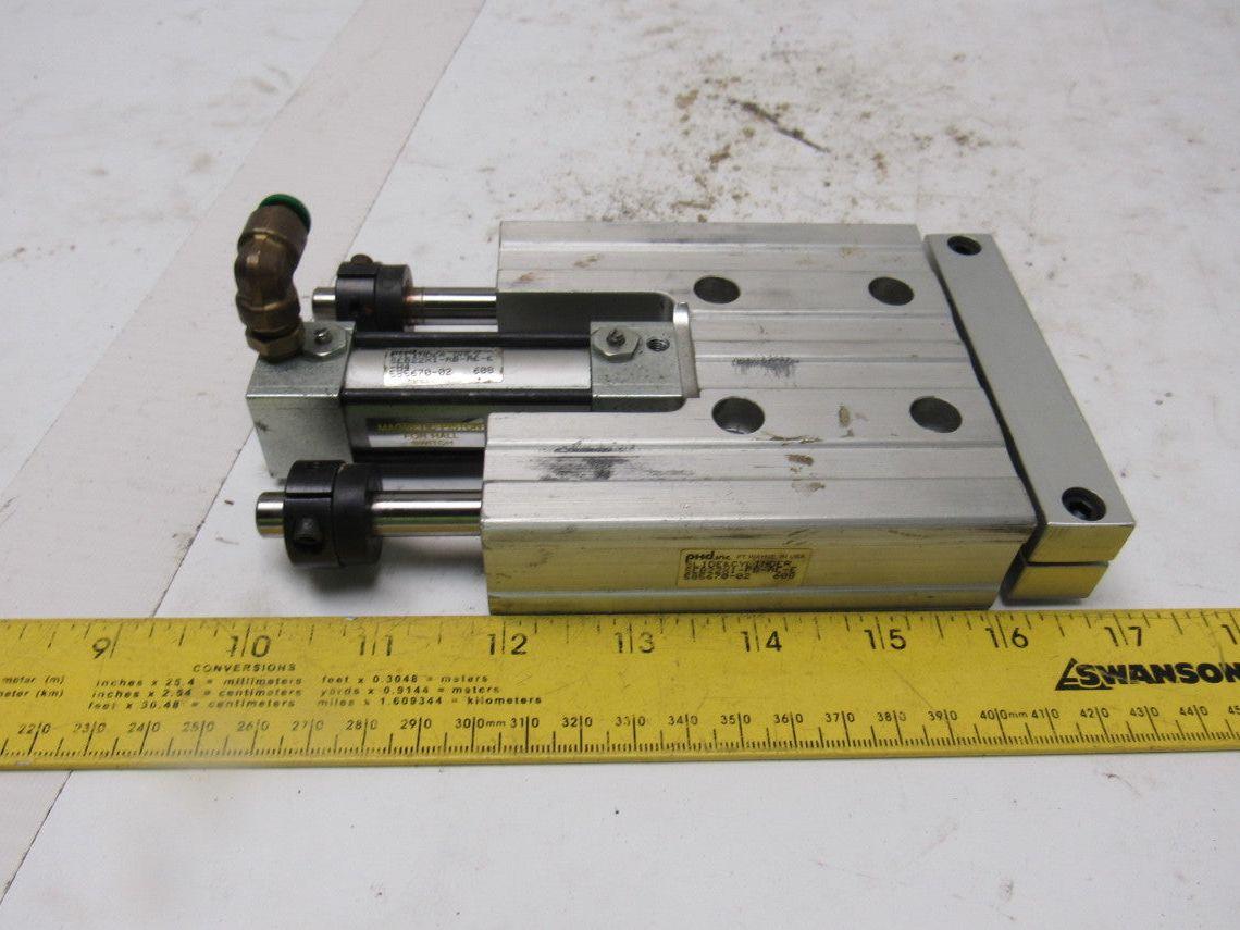 PHD SEB22X1-PB-AE-E Pneumatic Linear Slide & Cylinder Assembly