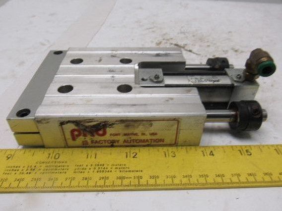 PHD SEB22X1-PB-AE-E Pneumatic Linear Slide & Cylinder Assembly