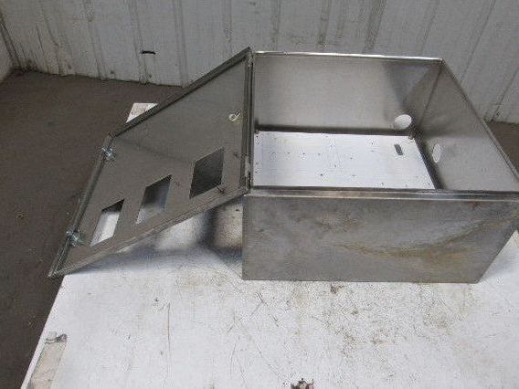 Stainless Steel Wall Mount Electrical Enclosure Box 24X24X12 W/Back Plate