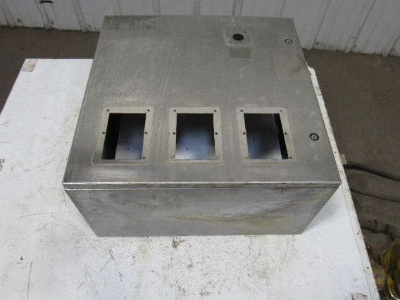 Stainless Steel Wall Mount Electrical Enclosure Box 24X24X12 W/Back Plate