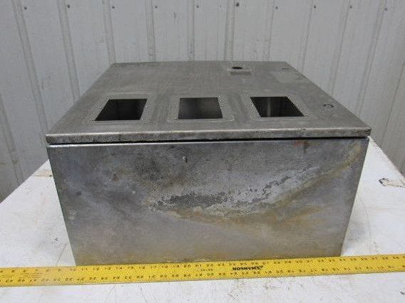 Stainless Steel Wall Mount Electrical Enclosure Box 24X24X12 W/Back Plate