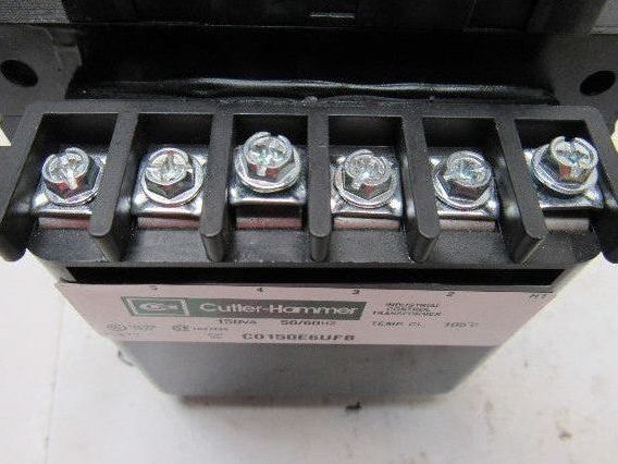 Cutler Hammer C0150E6UFB 150VA General Purpose Control Transformer 1 Phase