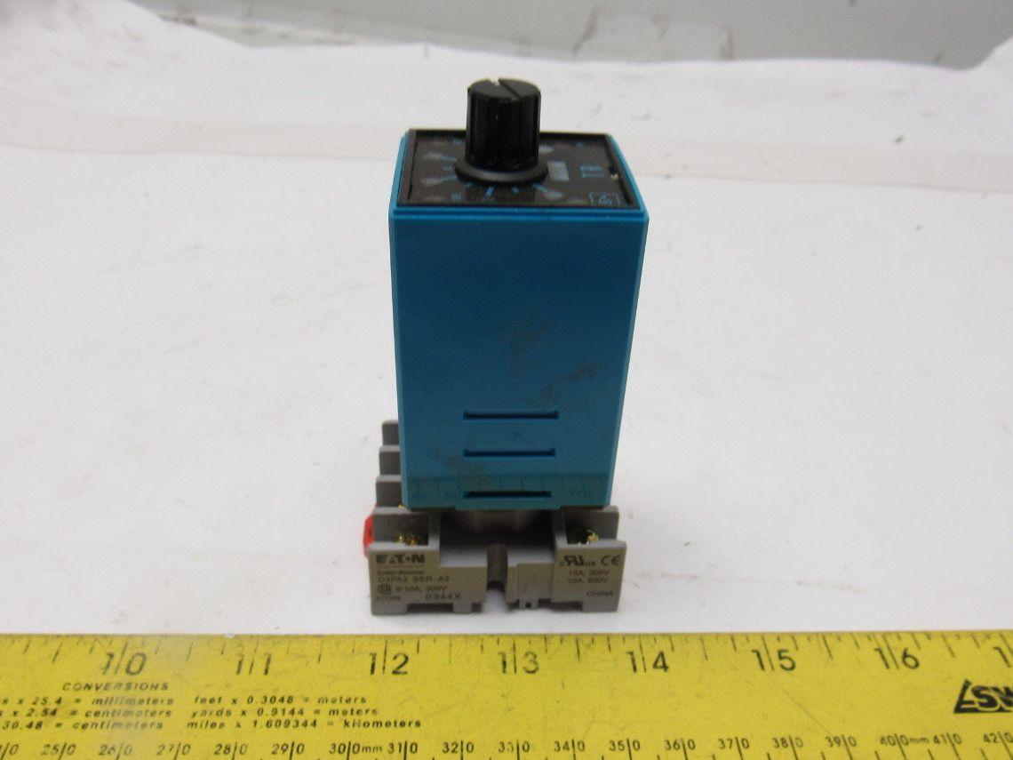 Eaton TRN 2P Electronic Timing Relay 8 Pin Volts 24AD W/D3PA2 Base