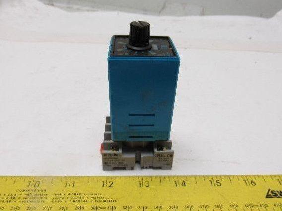 Eaton TRN 2P Electronic Timing Relay 8 Pin Volts 24AD W/D3PA2 Base