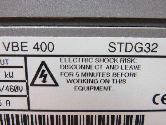 Control Techniques VBE 400 STDG32 Flux Vector Drive 4.0Kw 380/460V