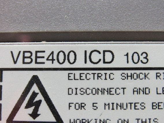 Control Techniques VBE 400 ICD103 Flux Vector Drive 4.0Kw 380/460V