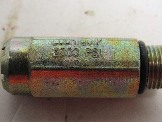 Lubriquip CO4 2000PSi Valve Lot of 8