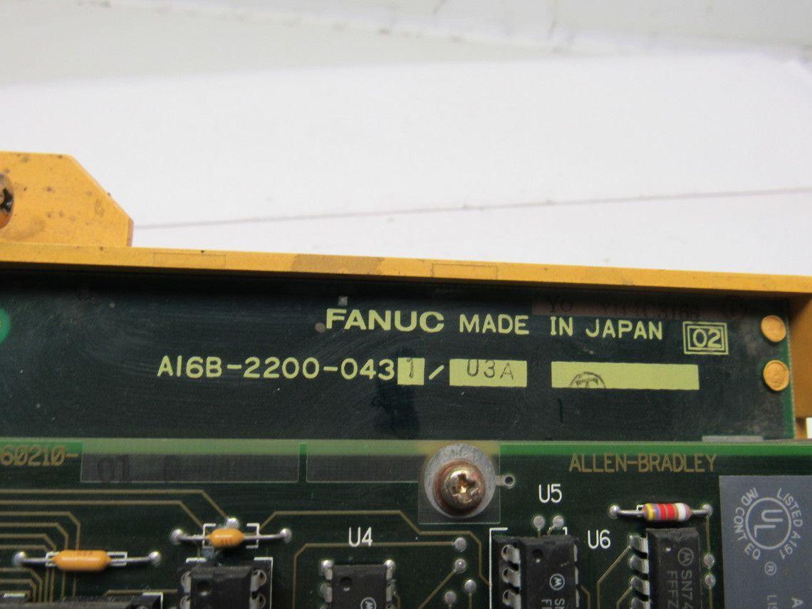 Fanuc A16B-2200-0431 Allen Bradley 96635301 960210 I/O Card Circuit Board