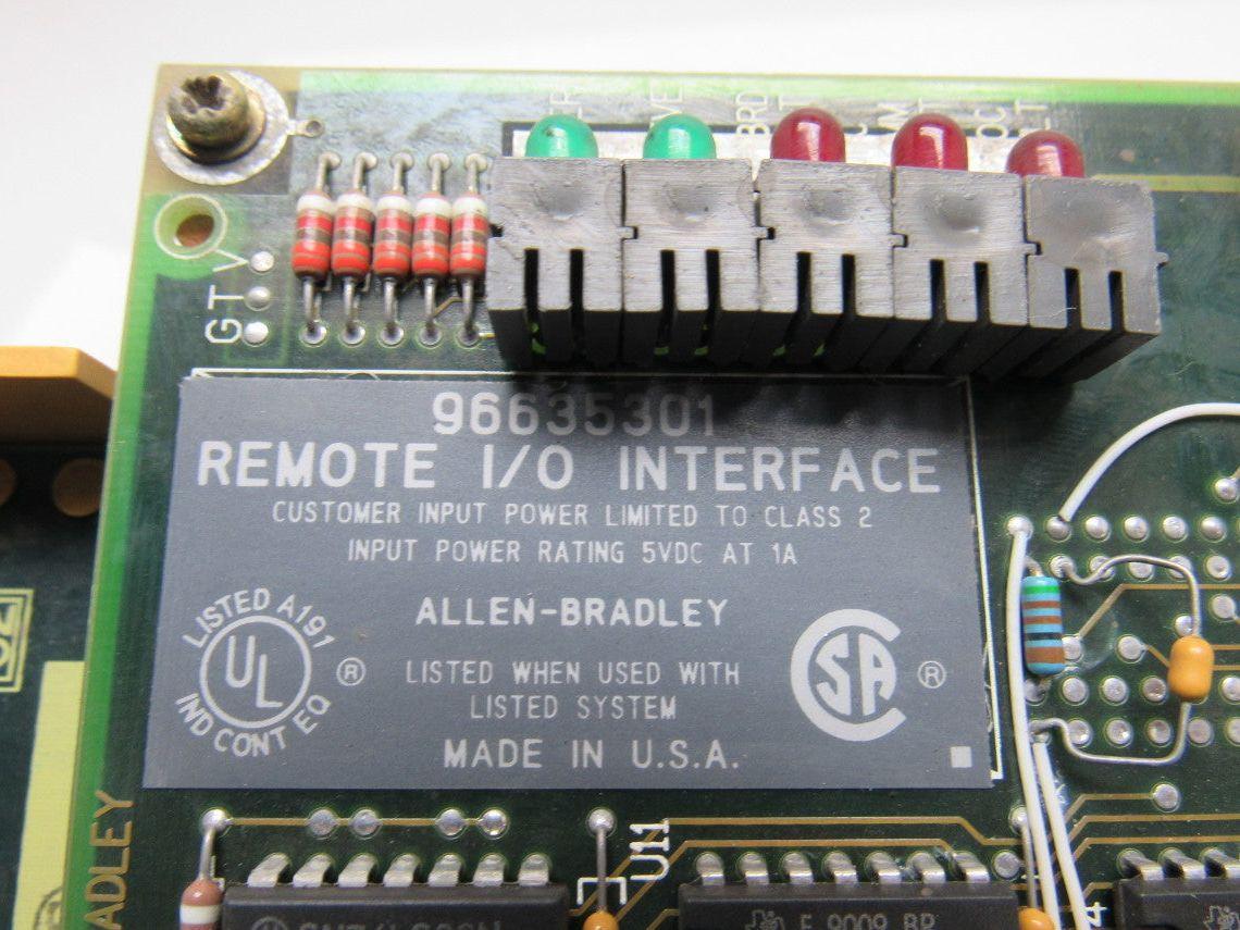 Fanuc A16B-2200-0431 Allen Bradley 96635301 960210 I/O Card Circuit Board