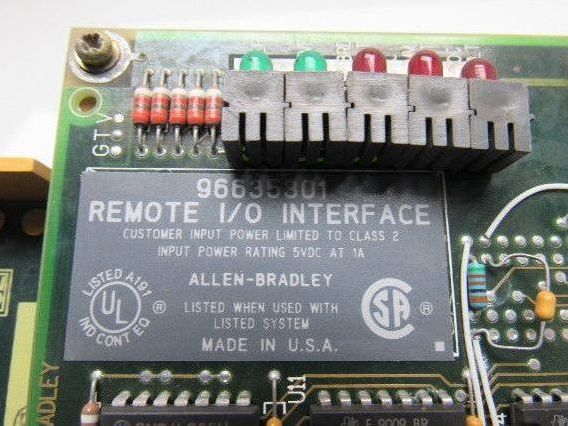 Fanuc A16B-2200-0431 Allen Bradley 96635301 960210 I/O Card Circuit Board