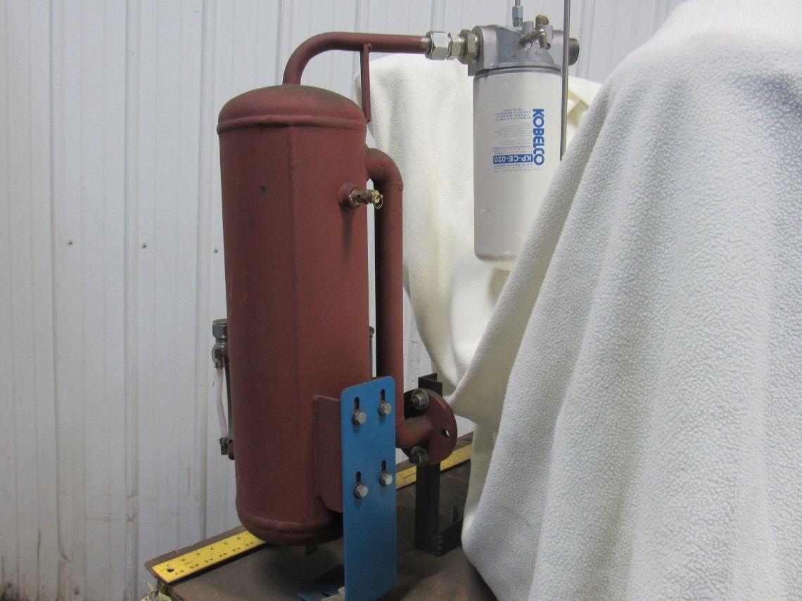 Kobelco 5 Gallon Compressed Air Oil Separator/Filter Assembly 200 PSI