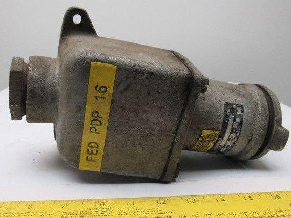 Appleton AEE6425 60A 240V 4 Wire Receptacle Plug W/Aluminum Housing