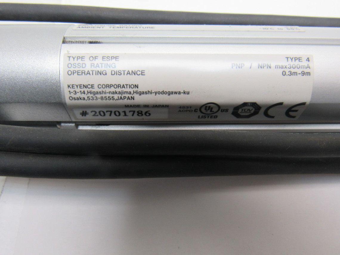 Keyence SL-C44H-R 24 VDC Light Curtain Receiver W/Cord