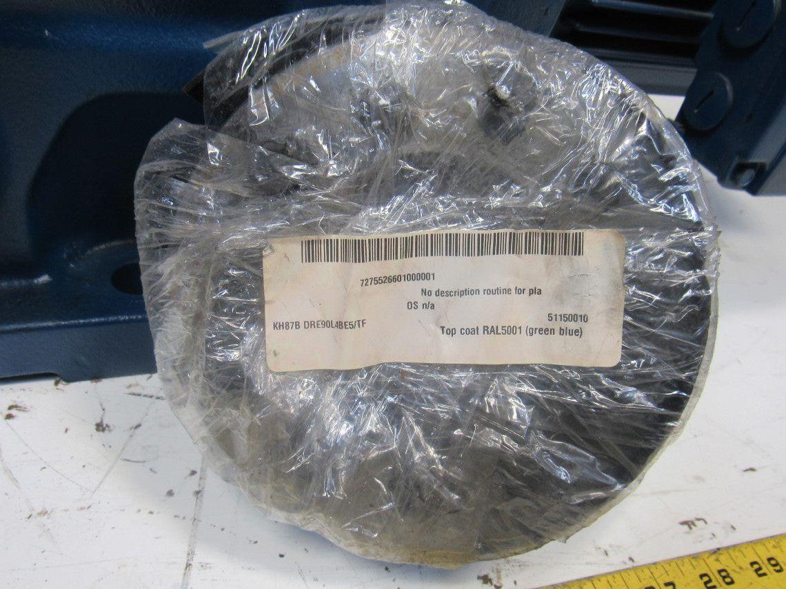 Sew Type KH87BDRE90L4BE5/TF 2HP 147.32RPM Electric Gear Motor 277/480V 3Ph