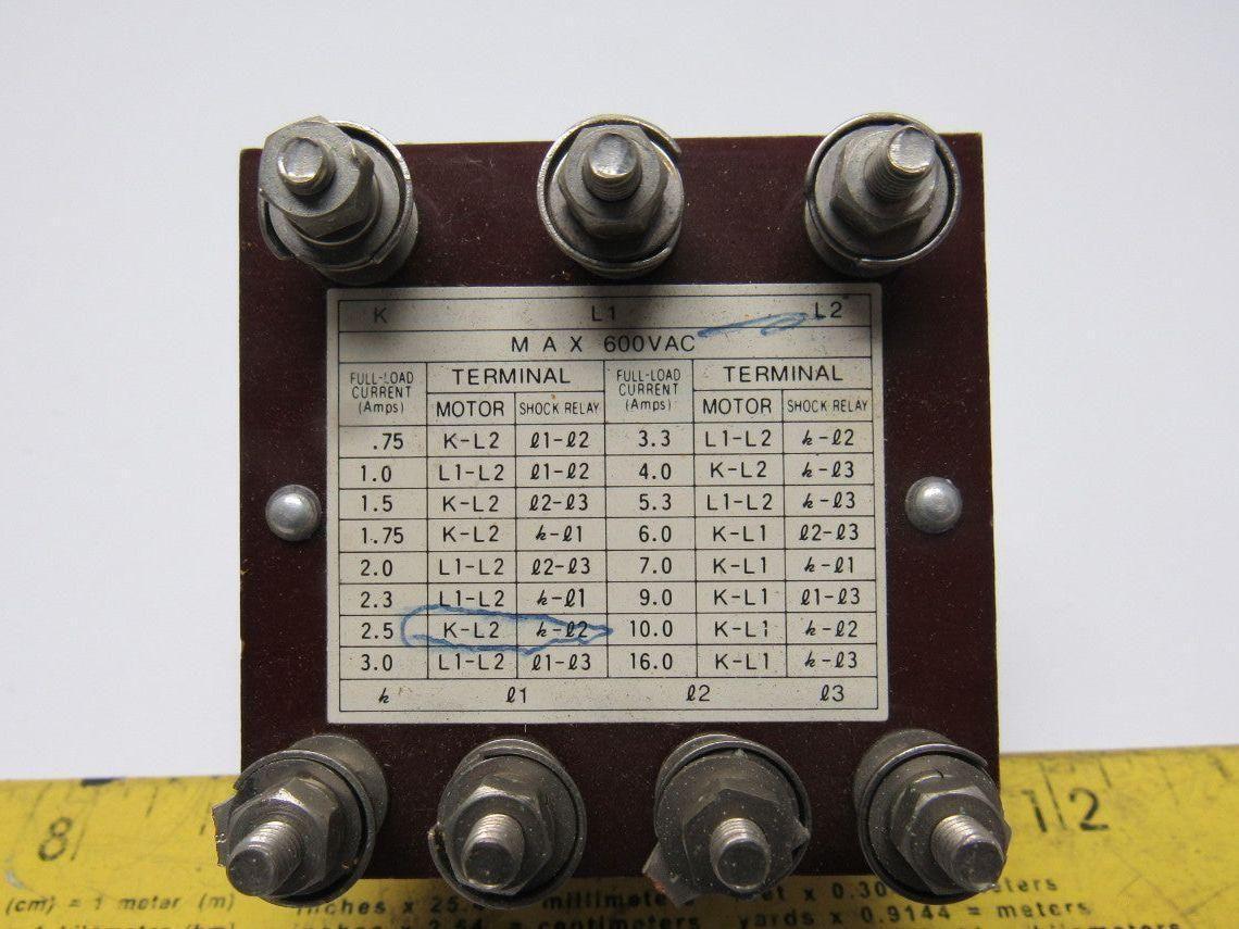 TSUBAKI Current Transformer Shock Relay Lot of 5