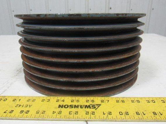 8/5V11.8-F 8 Groove Bushed Bore Pulley Sheave