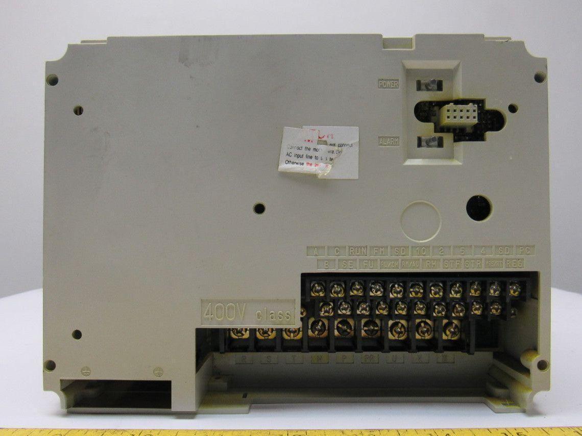 Mitsubishi FR-A044-1.5K-UL 2HP Variable Frequency AC Drive Missing Cover
