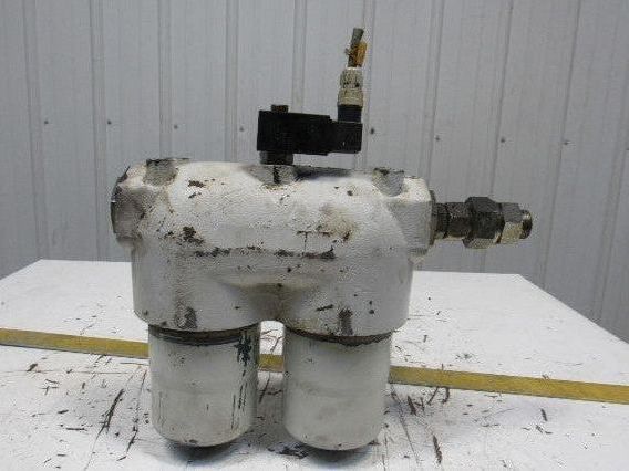 Mahle P1 3715-15-NBR Hydraulic Modular Duplex Line Filter W/Bypass