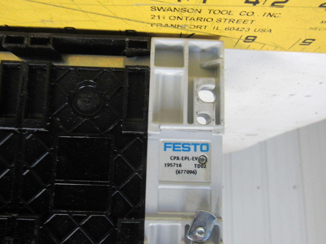 Festo CPX-FB13, CPX-AB-8-M8, VMPA2-FB-EMS-4, VMPA1-FB-EMS-8 Pneumatic Valve Bank