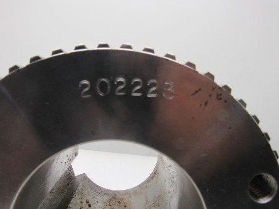 202223 6-7/8" OD x 6" Wide 3-1/2" Bore Timing Belt Pulley