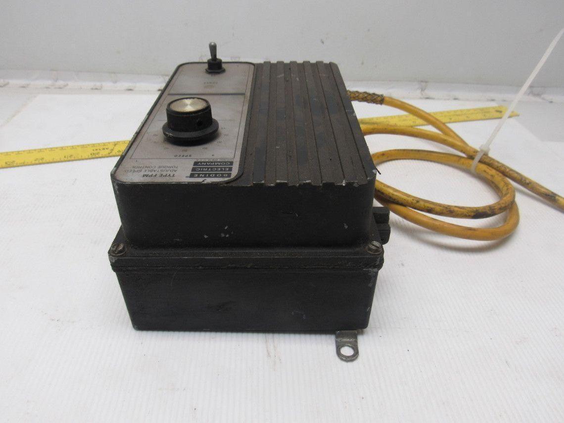 Bodine Electric 815 Type FPM Adjustable DC Speed Torque Control 115VAC 50/60Hz
