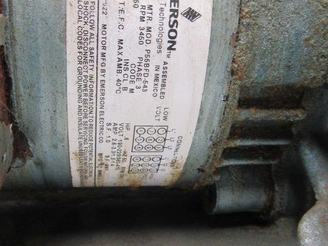 Gast R4310A-2 Regenair Blower Vacuum 1 HP 3450 RPM 208-230/460V 3Ph