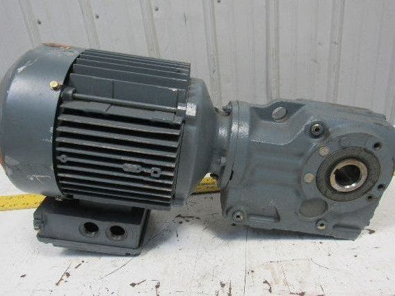 SEW-EURODRIVE KA37 DT90S4/TF Gear Motor 1.1KW 1740/70RPM330/575V 3PH