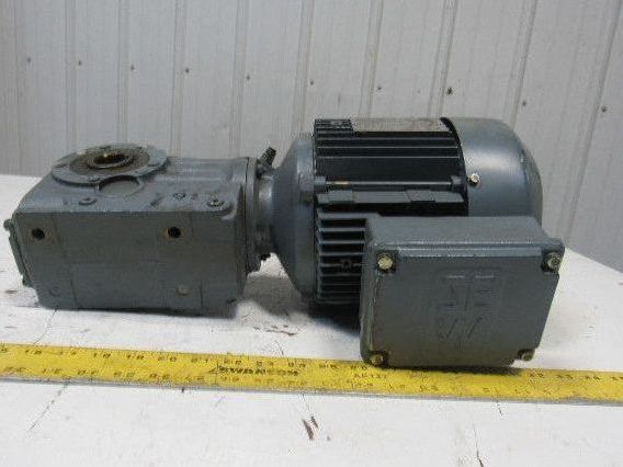 SEW-EURODRIVE KA37 DT90S4/TF Gear Motor 1.1KW 1740/70RPM330/575V 3PH