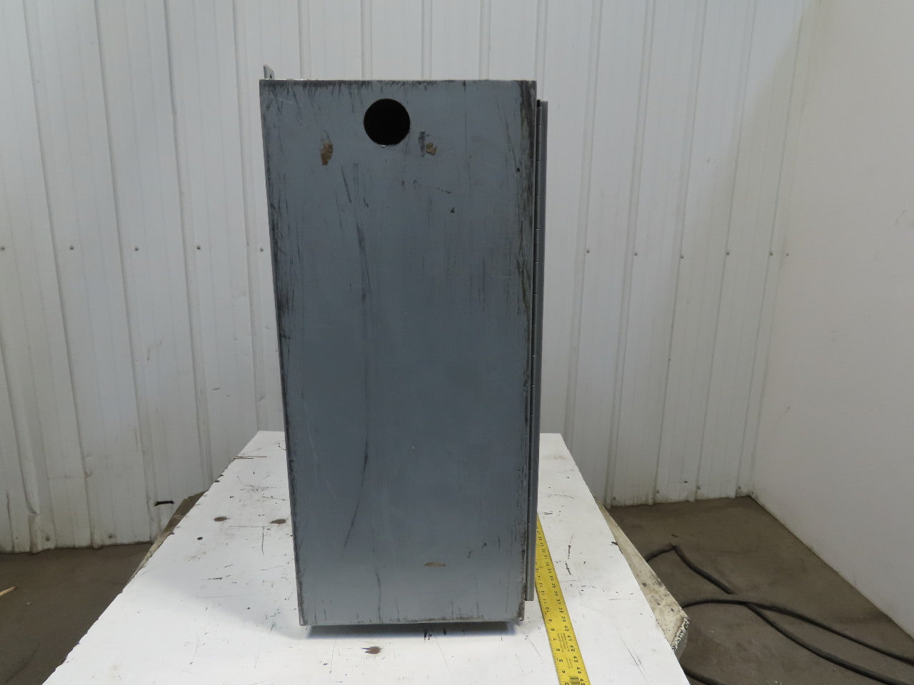 Hoffman A36SA3216LPPL Electrical Enclosure W/100A Disc. & Back Plate 36"x32"x16"