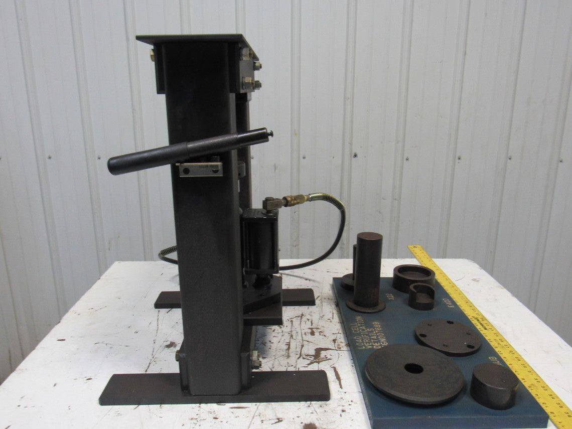 Load Cell Verification/Calibration Tool Details Fixtures Air Over Oil Hydraulic