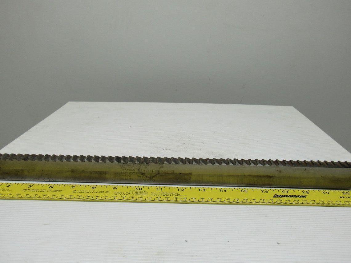 Detroit 9/16" x 18" HHS Broach Keyway Cutter