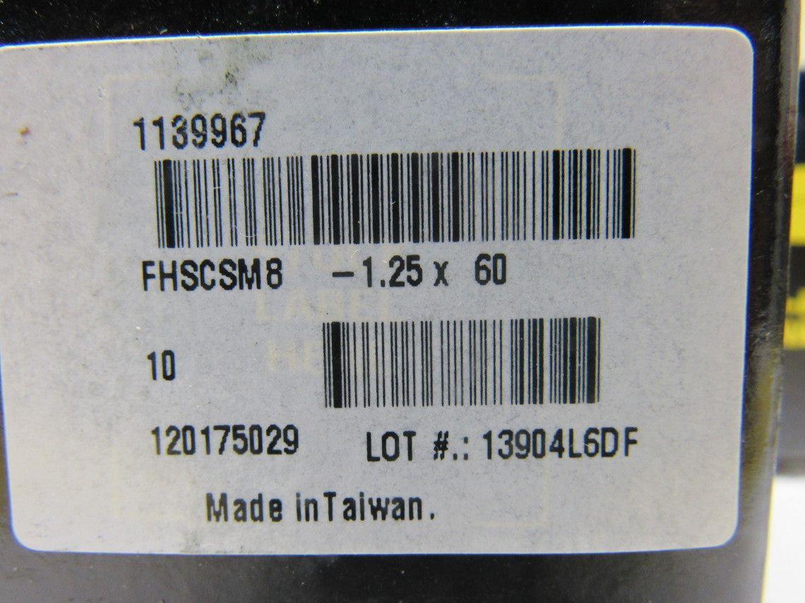 Holo-Chrome FHSCSM8-1.25x60 Flat Head Screw M8x1.25mm Thread 60mm Lot of 150