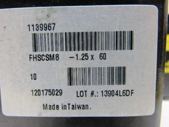 Holo-Chrome FHSCSM8-1.25x60 Flat Head Screw M8x1.25mm Thread 60mm Lot of 150