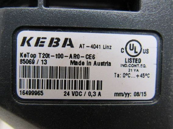 KEBA T20T-T00-AR0-CE6 Teach Pendant