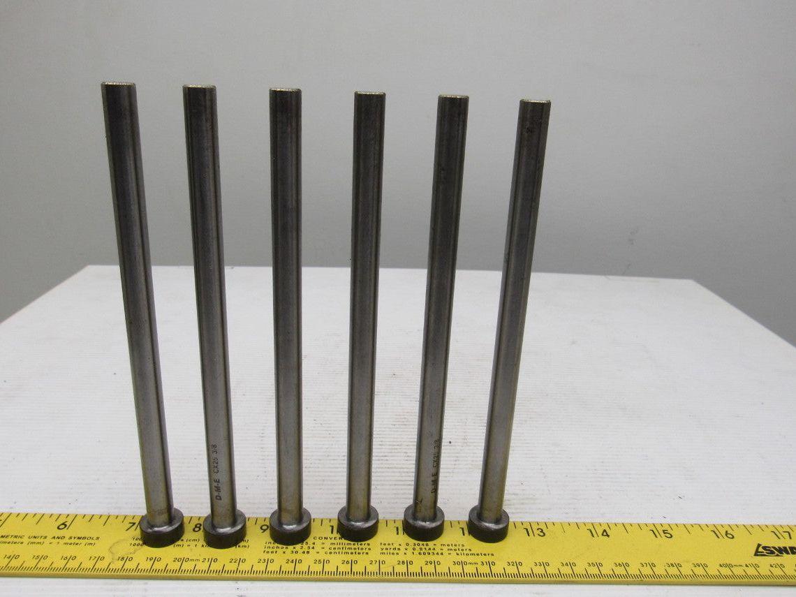 DME CX25 3/8 Ejector Pin 3/8" Dia 6" Length Lot of 6