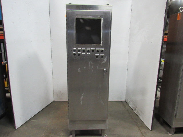 Hoffman A-722418SSFS Stainless Steel Electrical Enclosure 72x24x18" W/Backplate