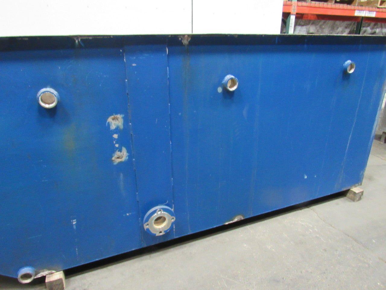 1100 Gal Open Top Stainless Steel Tank 144"L x45"Wx48"D