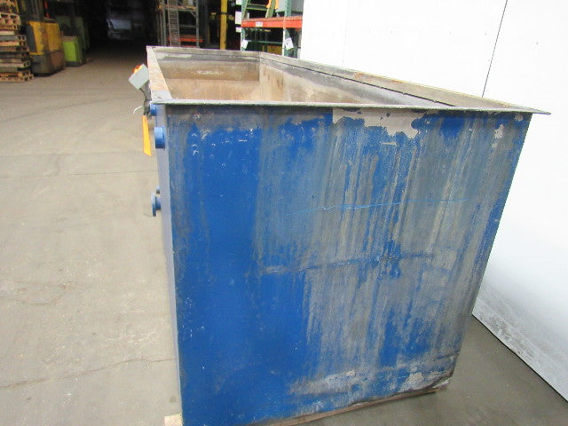 1100 Gal Open Top Stainless Steel Tank 144"L x45"Wx48"D