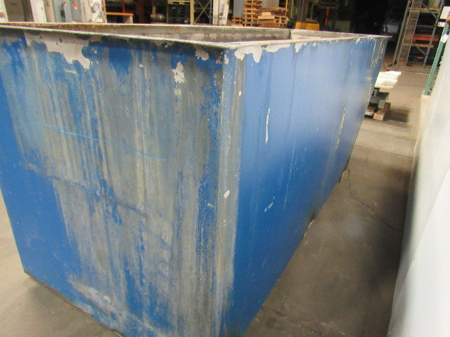 1100 Gal Open Top Stainless Steel Tank 144"L x45"Wx48"D