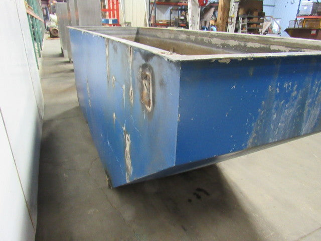 1100 Gal Open Top Stainless Steel Tank 144"L x45"Wx48"D