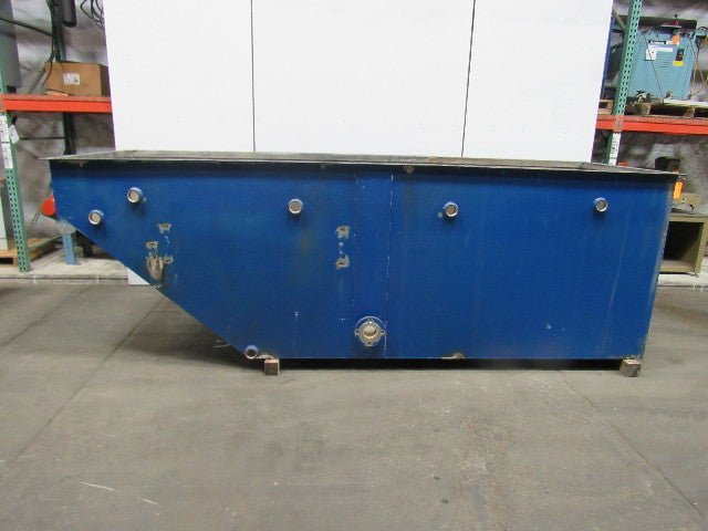 1100 Gal Open Top Stainless Steel Tank 144"L x45"Wx48"D