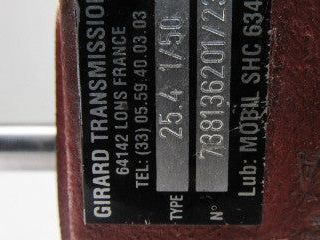 Sanyo Denki L720-039E84 170W 30V 2600RPM Servo 50:1 Reducer Brake Drive Assembly