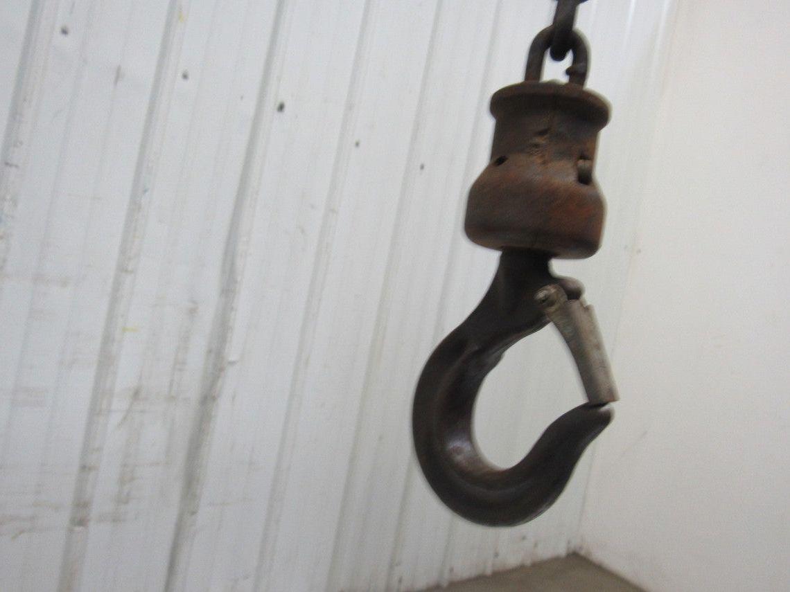 CM 1 Ton Manual Chain Fall Hoist 2000 Lbs. 28' Travel 17' Pendant Chain