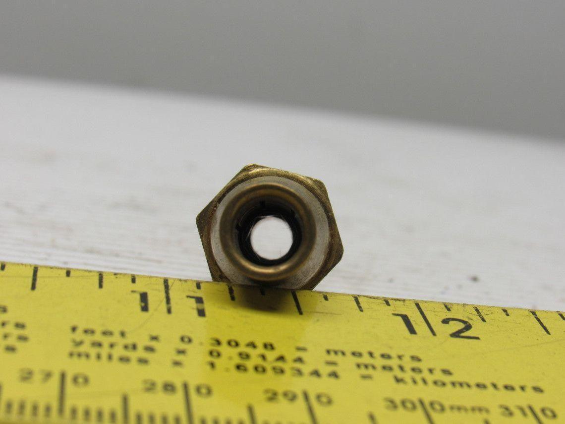 Imperial Eastman Brass Air fitting Connector 1/4" Tube to 1/4" NPT Lot of 10
