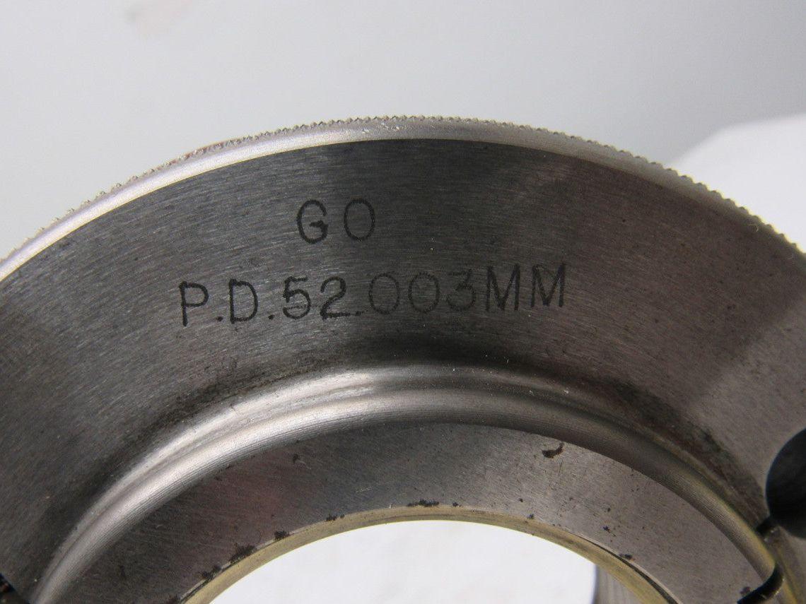 G.A.Co P.D.52.003mm Knurled Steel Nut M54x3.0-6g