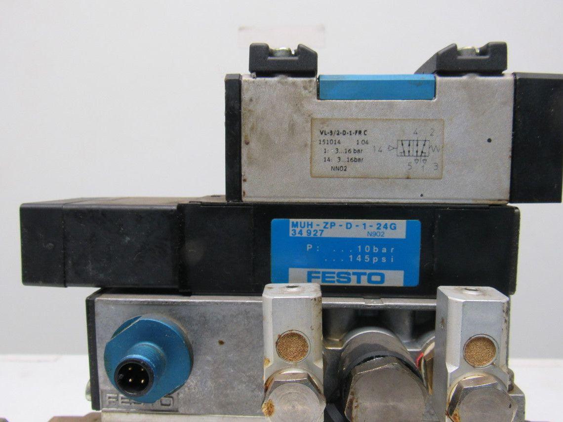 Coax/Festo VMK 20 NC Pneumatic Actuated Stack Valve Assembly 24V