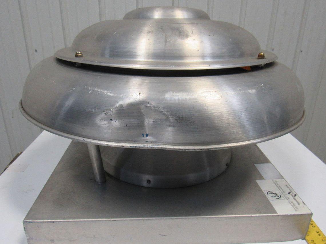 Soler & Palau ARE12MM1AS Dome Roof Exhaust 12" 1187 CFM 208-115-230V 1Ph