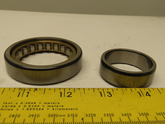 Fag NU1007M1 35mmID x 62mmOD x 14mmW Solid Cage Two Piece Roller Bearing