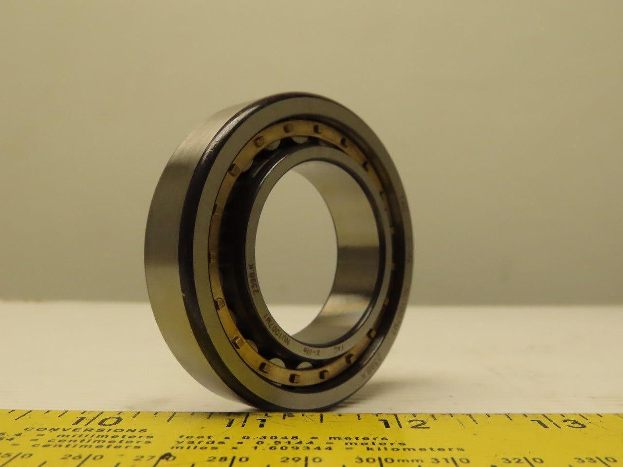 Fag NU1007M1 35mmID x 62mmOD x 14mmW Solid Cage Two Piece Roller Bearing